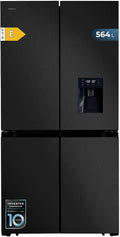 réfrigérateur Cecotec | frigo, 564 L – 183 cm | 91 cm, Noir – Américain 4 Portes Dark de Bolero CoolMarket 4D 564 Dark E. de Hauteur