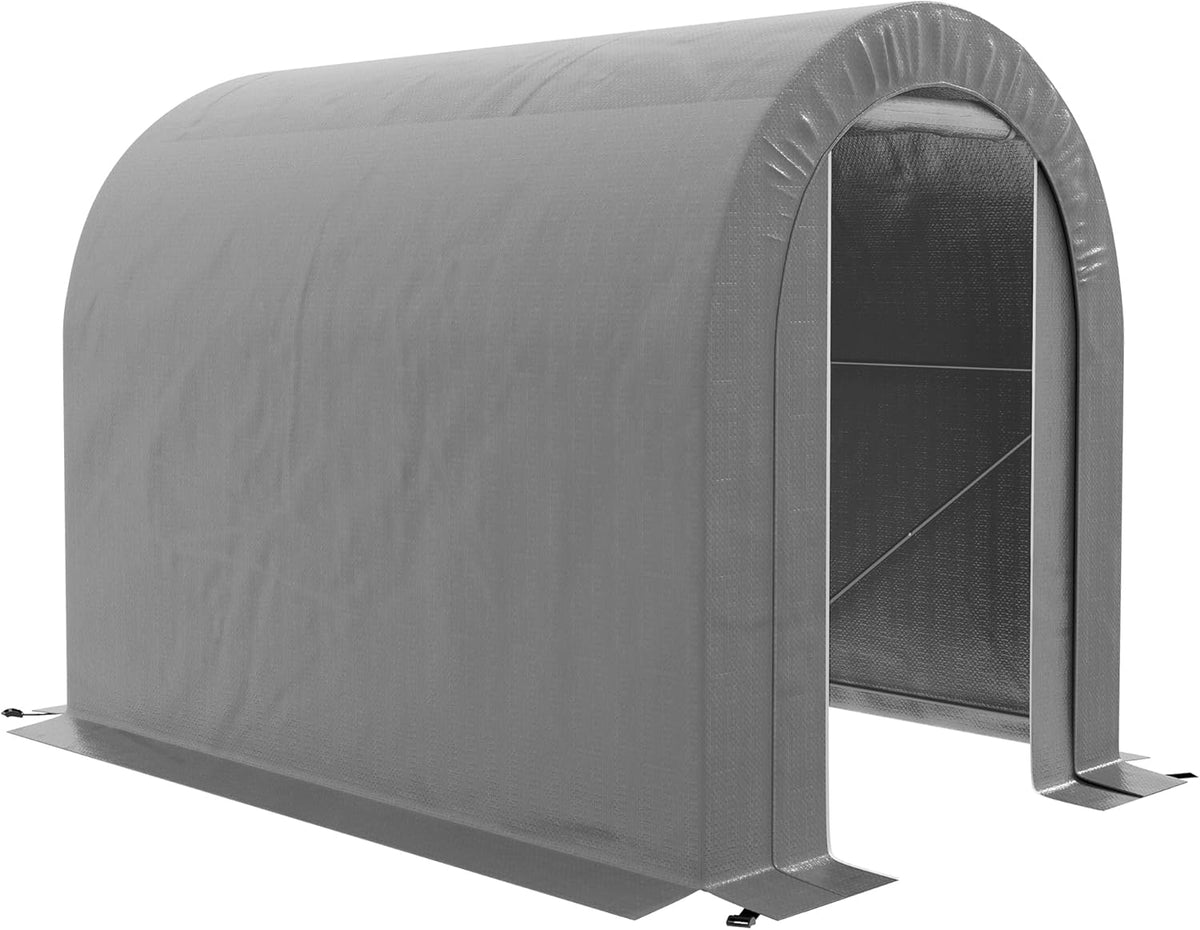 Abris de jardin Outsunny | 2,4 x 1,6 x 1,9 m, Gris