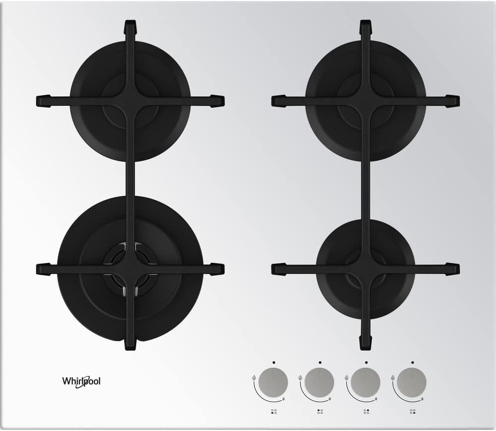 Tables de cuisson Whirlpool – 230 V | Blanc/Noir, GOA 6423/WH hobs - Plaque (intégrée – partie supérieure avant