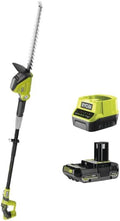 Outillage de jardin motorisé RYOBI – 18 V | 2.0 Ah, Vert/Noir – Pack Taille-Haies OPT1845- One+ - 1 Batterie - 1 Chargeur Rapide