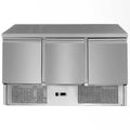 Tables réfrigérées pour denrées alimentaires MBH - MAQUINARIA BAR HOSTELERÍA – 400 W | 230 V / 50 Hz, 260 litres – 700 mm | Argent