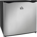 réfrigérateur HOMCOM | frigo, 35 L – 47x44.2x48.8 cm | Noir/Argent, Mini Bar Fridge – Petit silencieux | Installation gratuite