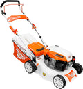 tondeuse à gazon RURIS POWER pour NATURE | 42 cm, 45 L – 75 mm | Orange/Blanc/Noir, RURIS Thermique RX221S – 3 en 1: Collecte