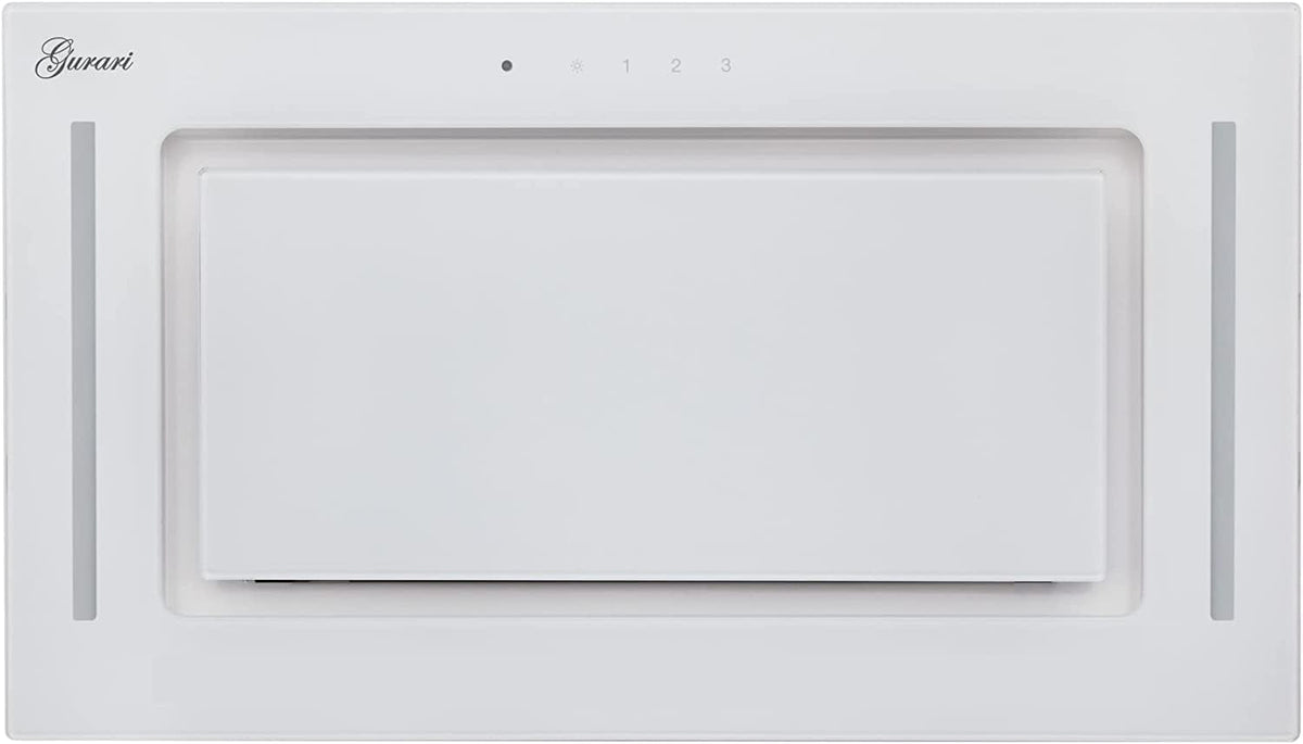 Hottes aspirantes Gurari – 217 WH | 52 cm, 1000 m – Blanc | hotte de plafond he encastrée avec bloc de ventilation