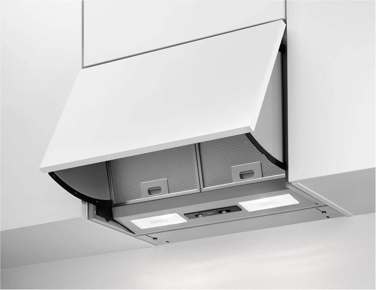 Hottes aspirantes AEG – 56 cm | 266 m, 67 dB – Gris