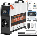 ventilation et climatisation VELPAX – 8 KW | 12 V, 220 V – 0,52 L | 20 m, Noir/Blanc, Chauffage Diesel /24/ Tout-en-Un Portable Chauffage à Air