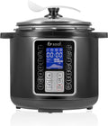saaf Mijoteuses, 6 L – Noir | Multicuiseur, Set 11 Pièces – 12 Programmes | Slowcooker, Cuiseur à Riz – Vapeur & Cocotte-Minute
