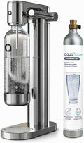 Machines à eau pétillante et sodas Aquafloow | 60 Litres, Argent – Machine à Eau Gazeuse Soda en Acier Inoxydable