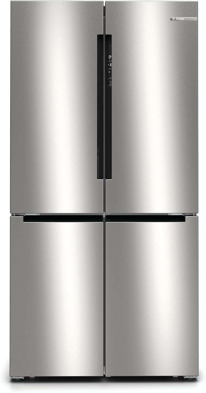 Bosch réfrigérateur, frigo – 605 L | 183 x 91, Acier Inoxydable – KFN96VPEA | Série 4 multi-portes congélateur en bas