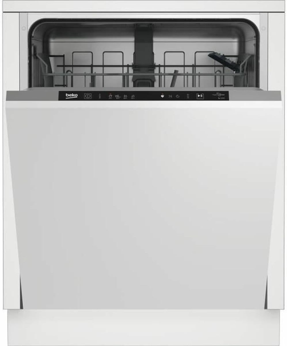 Beko Lave-vaisselles standards, Blanc/Argent – BDIN14320 - Lave-vaisselle Full intégré