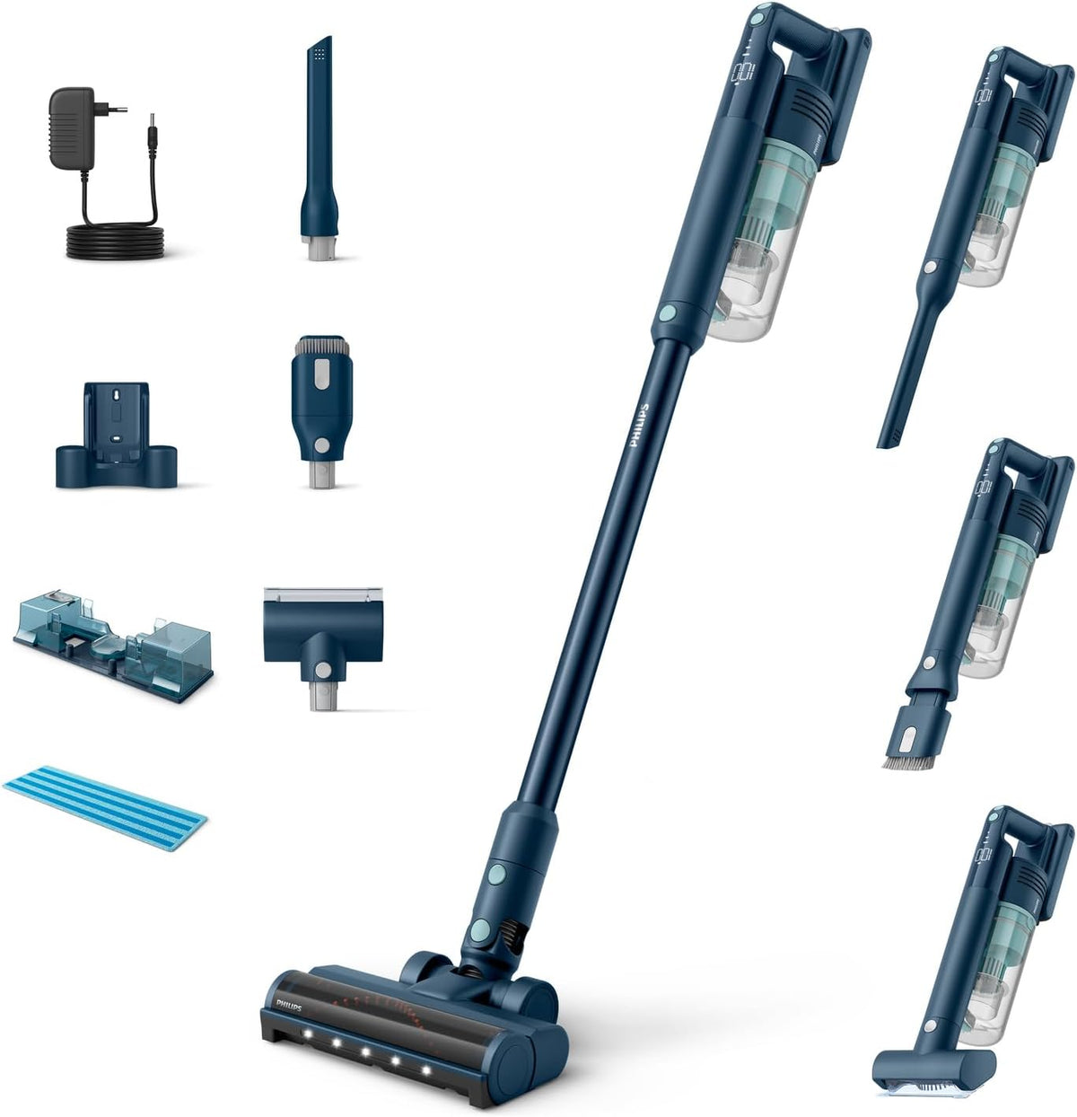 Robots aspirateurs Philips | Bleu, 5000 Series XC5141/01 Aspirateur sans Fil