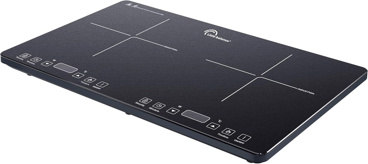 table de cuisson LITTLE BALANCE | 3500 W, Noir – 8858 Little Induction Duo | Plaque de cuisson induction 2 feux