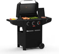armoire Barbecook – 133.4x60.3x112.3 cm | Noir, Barbecue à gaz Luca 312 avec et réchaud latéral e