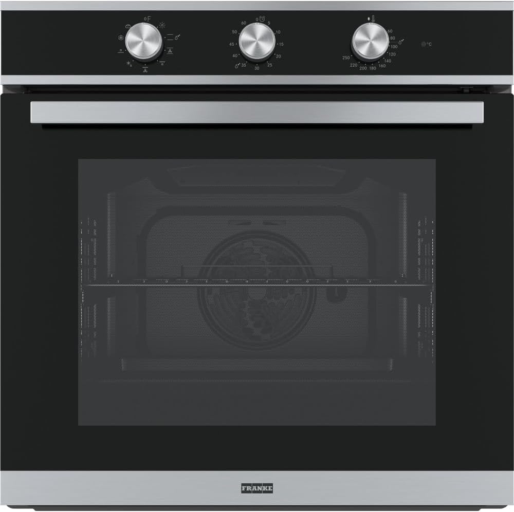 Fours encastrables FRANKE | 71 L, 2750 W – Noir/Acier | FSM 82 HE XS A Acciaio inox