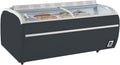 Tefcold réfrigérateur, frigo – Gris | Congélateur de supermarché TWIN 220A-F