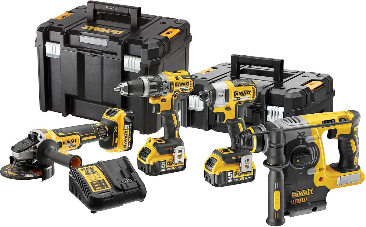 DEWALT visseuse à choc, 18 V – 5 Ah | Noir/Jaune, DCK422P3T-QW