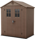 Abris de jardin Keter | 6 x 4 M, 190 x 122 x 221 – Marron | Darwin aison de Jardin Effet Bois