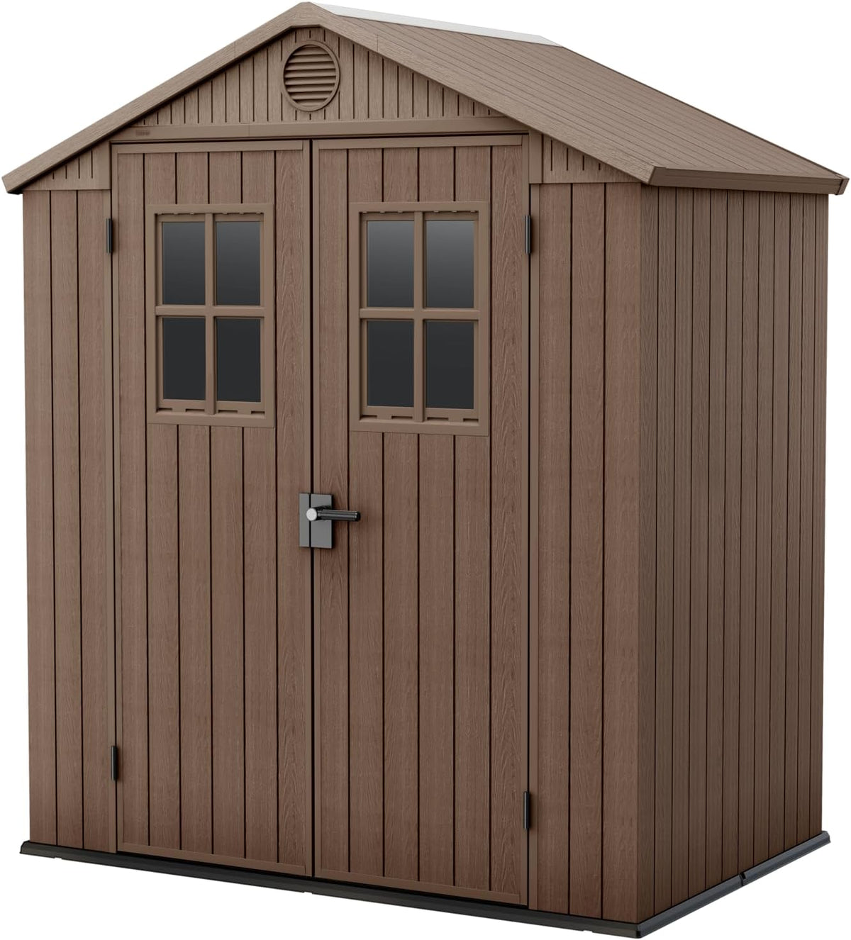 Abris de jardin Keter | 6 x 4 M, 190 x 122 x 221 – Marron | Darwin aison de Jardin Effet Bois