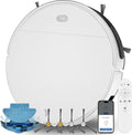 robot aspirateur Yigars – Blanc | 2026 Laveur, 2 en 1 Aspirateur Robot 4500Pa Mince Connecté avec WiFi/Alexa/App
