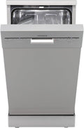 Respekta Lave-vaisselles posables, 45 cm – 49 dB | Argenté, Lave-vaisselle Bena – pose libre | 5 programmes, départ différé