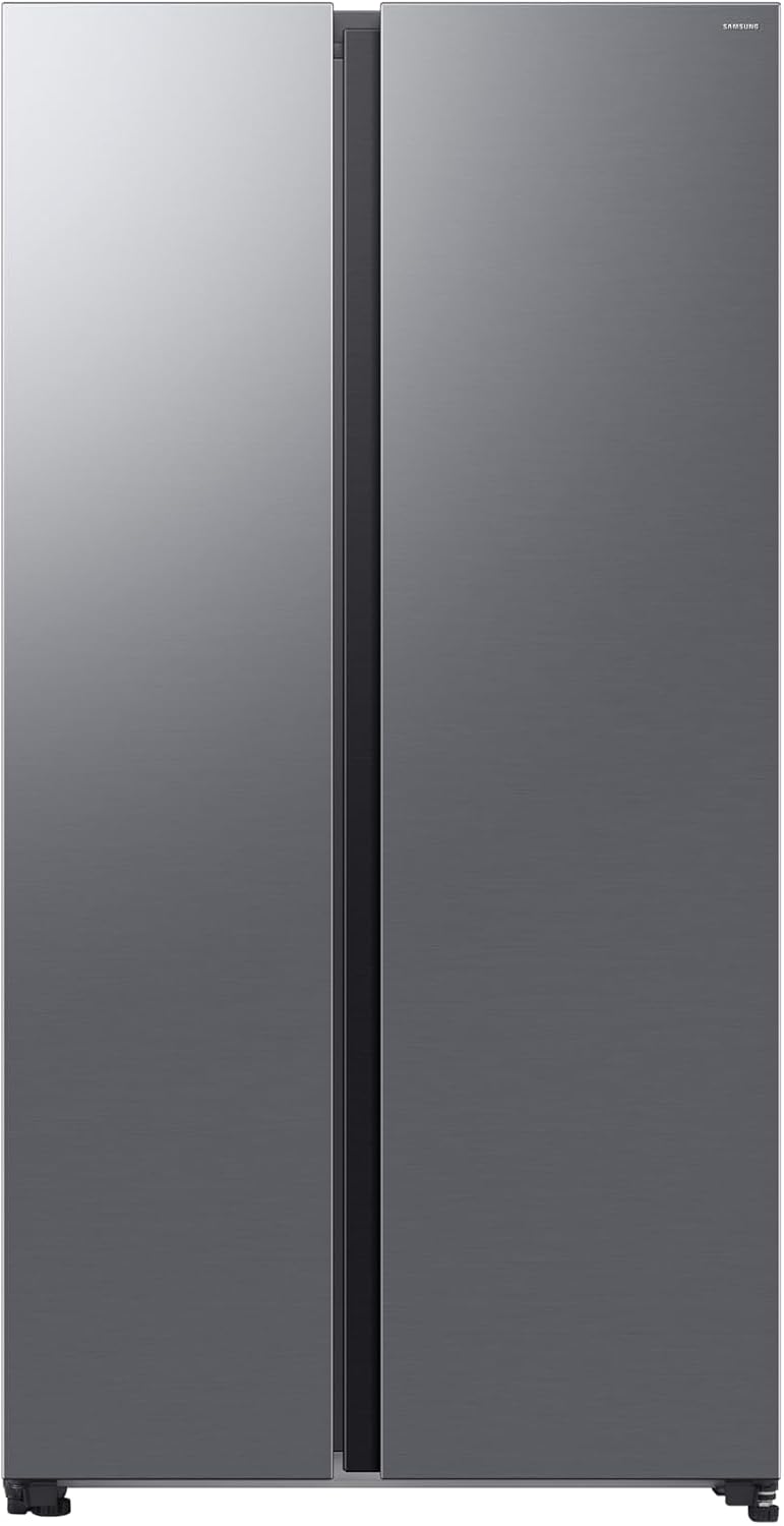 réfrigérateur Samsung | frigo, 655 L – 91,2 x 178,4 x 72,6 cm | Inox Métallisé, côte à côte AI RS70F65QET/EF – All-Around Cooling
