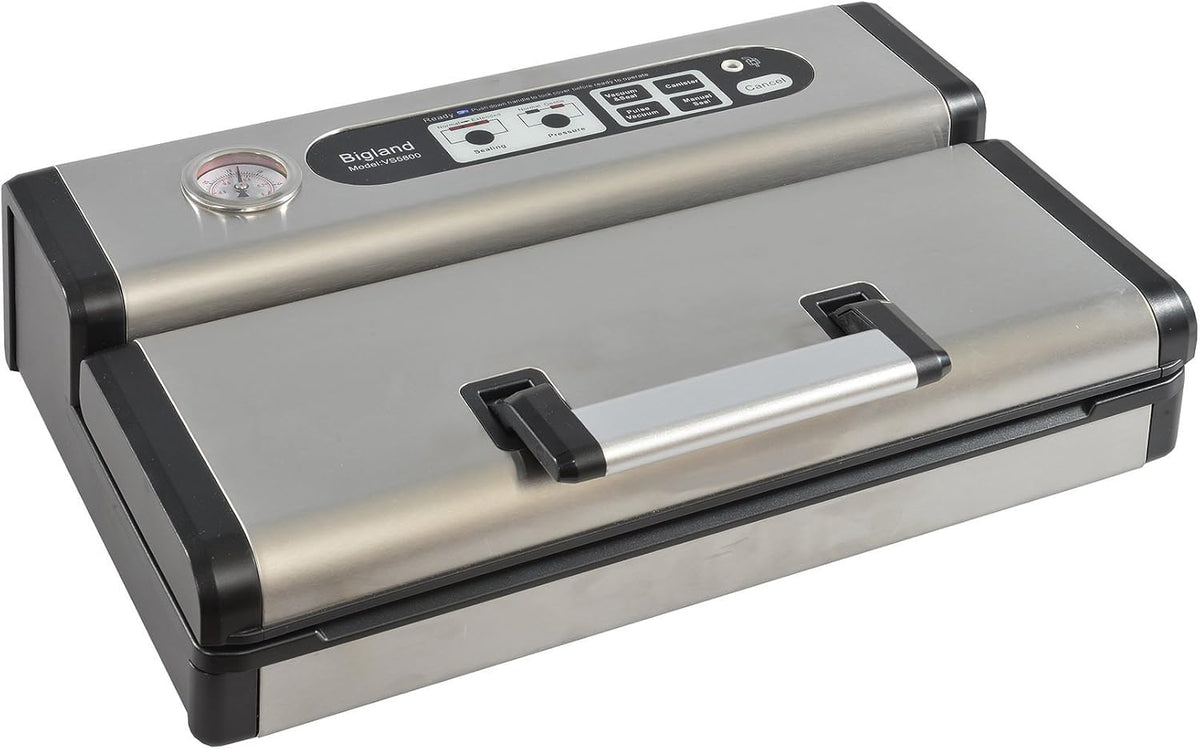 Kitchen Chef Appareils de mise sous vide, 130 W – Argent/Noir | Machine Sous vide Inox