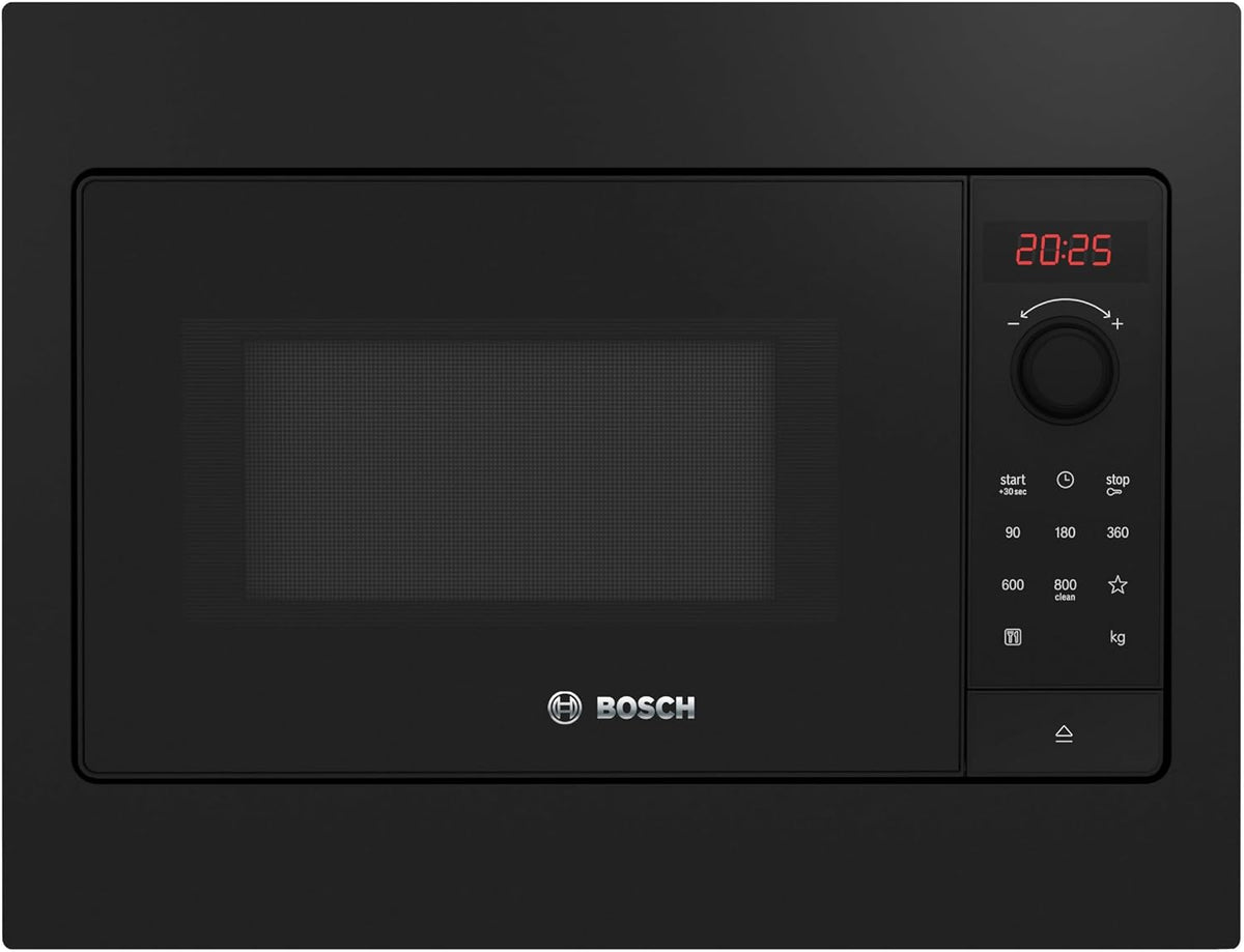 Micro-ondes multifonctions Bosch BFL523MB3F | 50 x 38 cm, 20 Litres – Noir | Bosch BFL523MB4, Micro-ondes encastrable