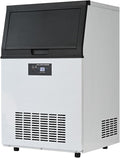 machine à glaçons SHENGSHIYU – fabrique à glaçons | 480*450*780 mm, 100 kg/24h – 380 W | 100 kg, 15 kg – Noir/Blanc