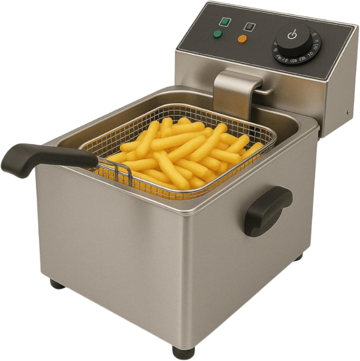 Électroménager et équipements – 8 Litres | 2800 W, Argent/Noir