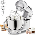 robot pâtissier Camic | 2000 W, 7 L – Argent | 10 niveaux de vitesse avec poignée de transport, bol mélangeur en inox ( )